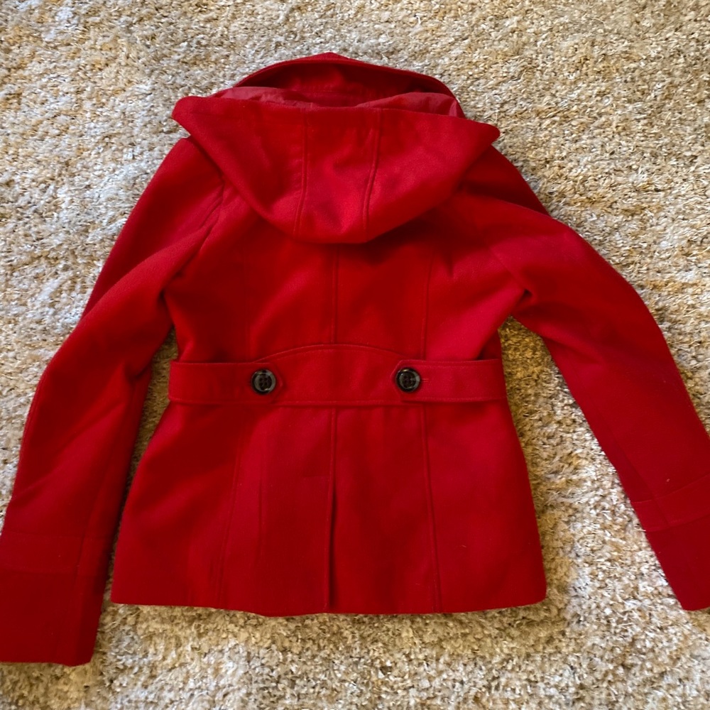 Red American Rag Peacoat - Picture 3 of 3